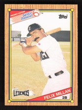 1989 Topps Senior League #85 Felix Millan St. Lucie Legends