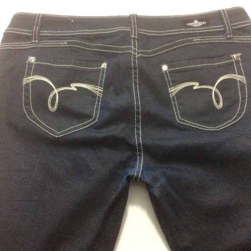 Benteng Jeans Womens 36 1/2 x 30 Dark Wash Ships Free - Foto 2 di 7
