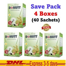 4x DONUTT Total Fibely Fiber Detox Drink Powder Dietary Supplement Healthy