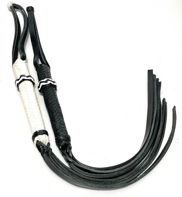 NELIDAS SOUTHERN IMPORTS SADDLE HORSE CHARRO QUIRT. CUARTA CHARRA CHICOTE DE CUERO. CHARRO CABALLO GEAR.