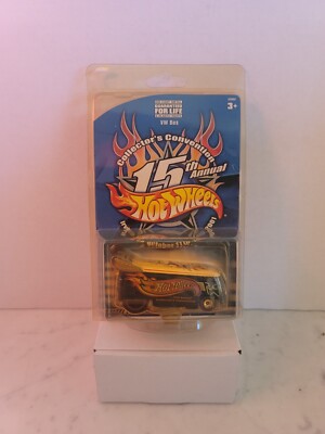 Hot Wheels 15th Annual Convention VW Drag Bus Rare VHTF MOC