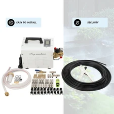 1L/MIN60BAR Nozzle Fog Cooler Portable Cool Water Mist Fog Maker+Misting Line