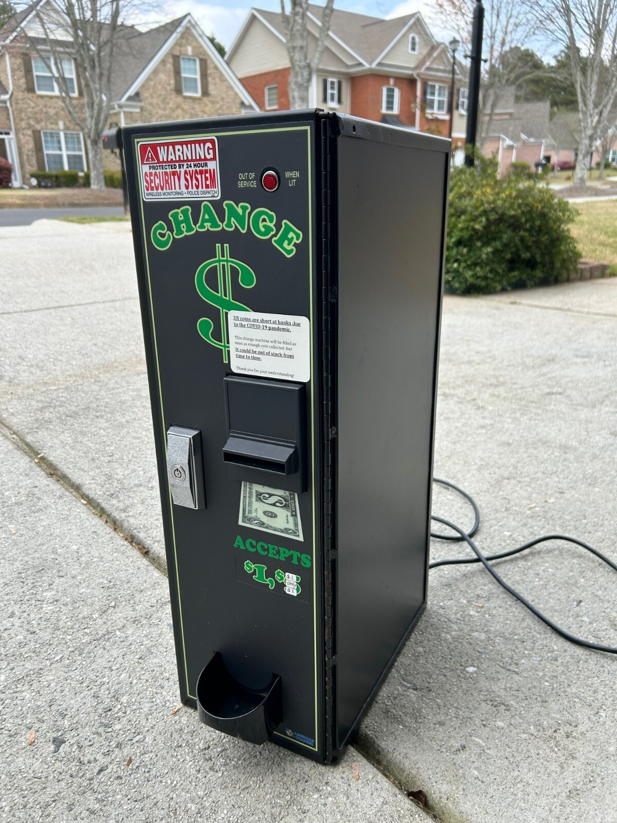 American Changer Model AC1001 Dollar Bill Changer - $10000 | eBay