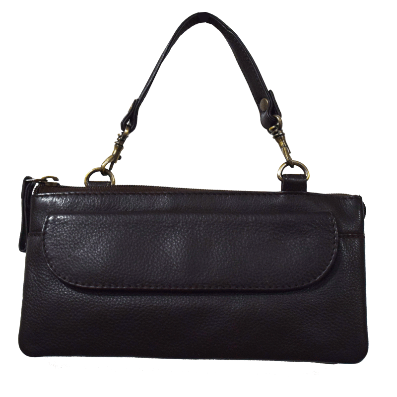 100 Genuine Leather Crossbody Bag, Purse, Small shoulder bag zipper closure eBay