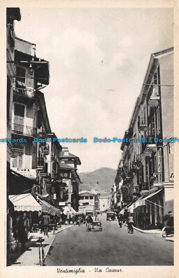 R118190 Ventimiglia. Via Cavour. Cesare Capello