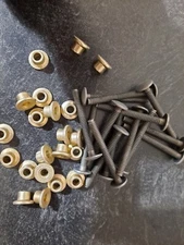 Peterbilt 379 Hucks & Collars - 3/16" Medium Flange Collars USA - Pack of 100