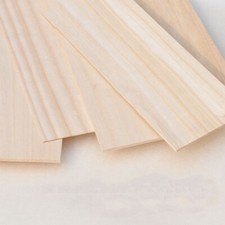 1pc/5pcs 1.5/2/3mm 100x100/100x200/200x300mm Woodworking Paulownia Wood Plate