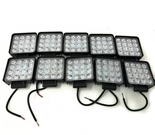 10X 48W WATT LED LUCE FARO 12V LAMPADA DA LAVORO FARETTO AUTO BARCA CAMION M