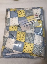 Baby Handmade Heirloom Quilt, Baby Quilt 36  x 45  Poly/cotton Blend, Vintage