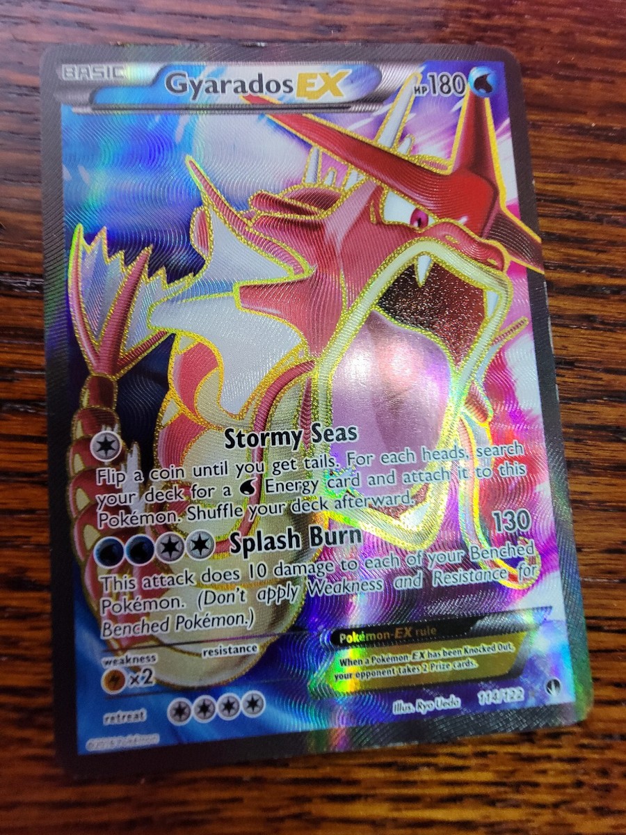 Pokémon TCG Gyarados-EX BREAKPoint 114/122 Holo Full Art LP Pokémon TCG Gyarados-EX BREAKPoint 114/122 Holo Full Art LP