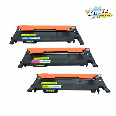 3PK CLT406S Color Toner For Samsung CLP-365W CLX-3305FW C410W  C460FW Printers