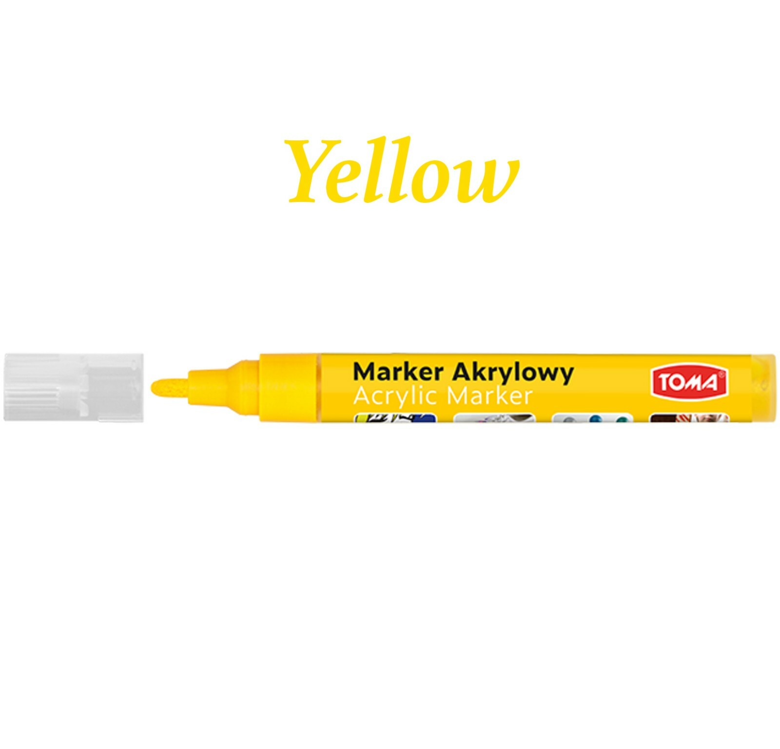 Acrylic Paint Marker Pens Permanent For Stone Leather Fabric Plastic 22