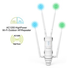 AC1200 Outdoor Wireless High Power Long Range WiFi Extender/Access Point/Mesh