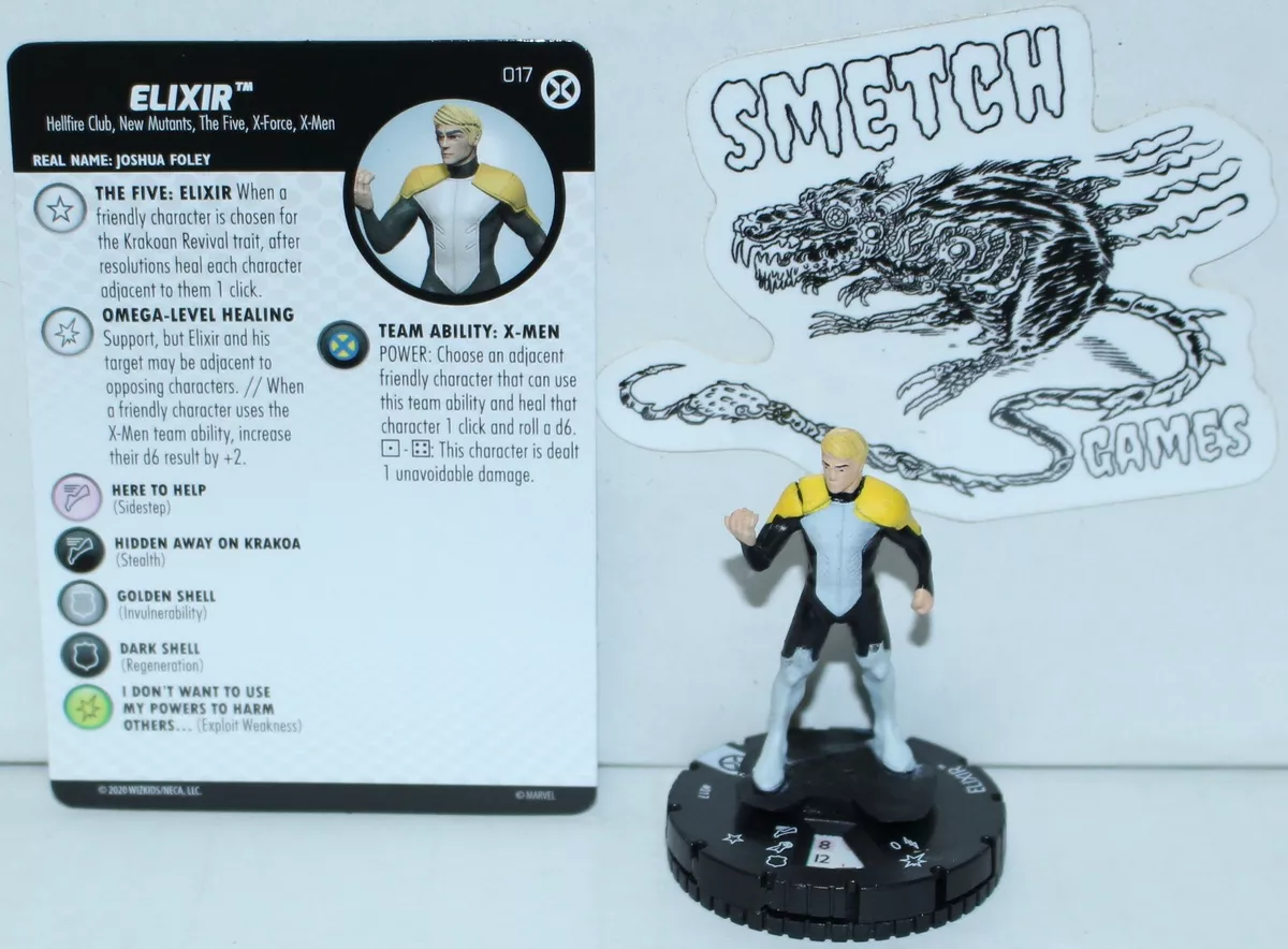 HOX 017 Elixir Common Figure Marvel Heroclix X-Men House of X