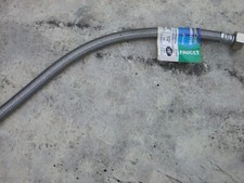 Brass Craft Polymer Braid Faucet Supply Line 1/2"FIP X 3/8" Comp to Valve 16