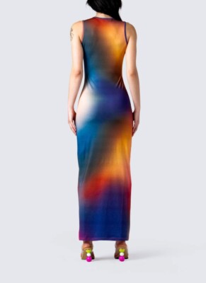 knee length dresses for ladies Black Off Shoulder Maxi Dress main image 1