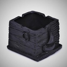 Cendrier Design Bateau Noir Pour Maison Bureau Bar