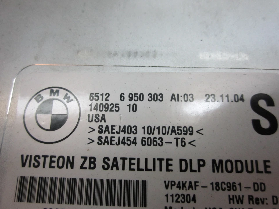 nn712317 BMW 745Li 760Li 2002 2003 2004 2005 Stereo Audio Radio Dash Head Unit - Imagem 4 de 4