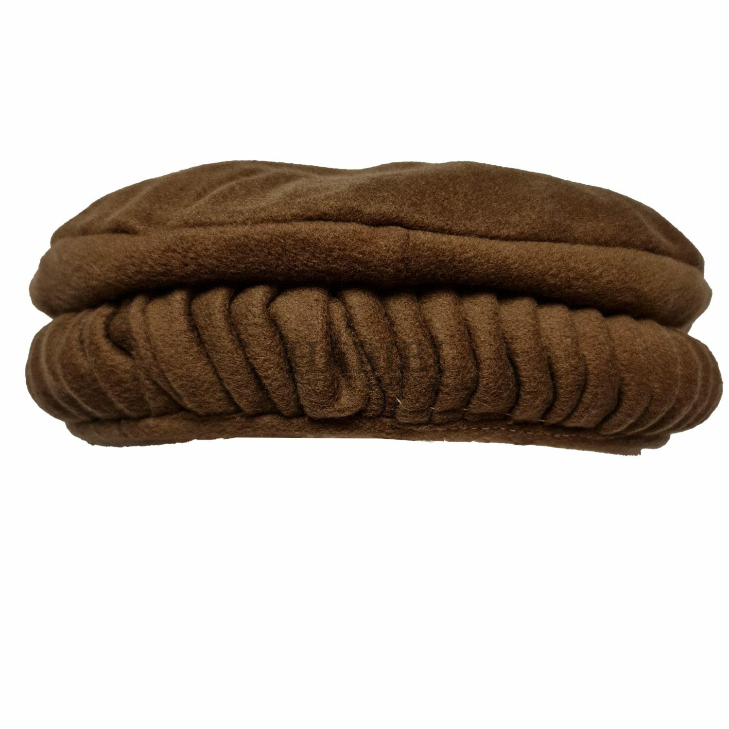 Men's Afghani Wool Blend Skull Cap Brown Hat Kufi Topi Pakol Winter