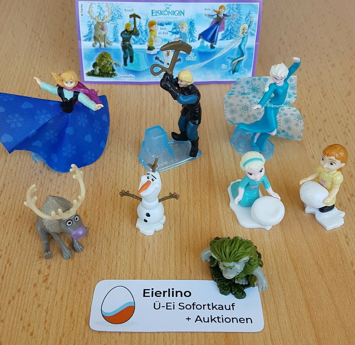 TOP KINDER SURPRISE SET Disney Frozen MINT CONDITION