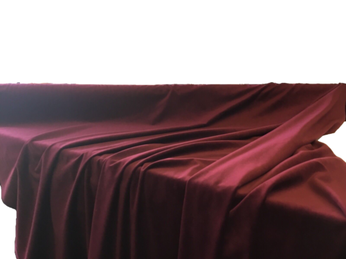 1.50 meters fabric remnant Laura Ashley Velvet Ruby - Picture 3 of 6