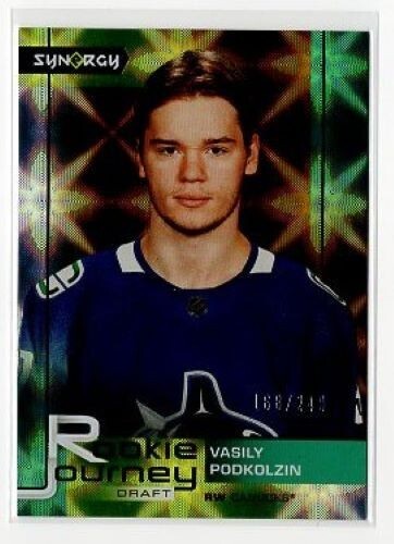 2021/22 UPPER DECK SYNERGY VASILY PODKOLZIN ROOKIE JOURNEY DRAFT GOLD RC 168/249 - Picture 1 of 1