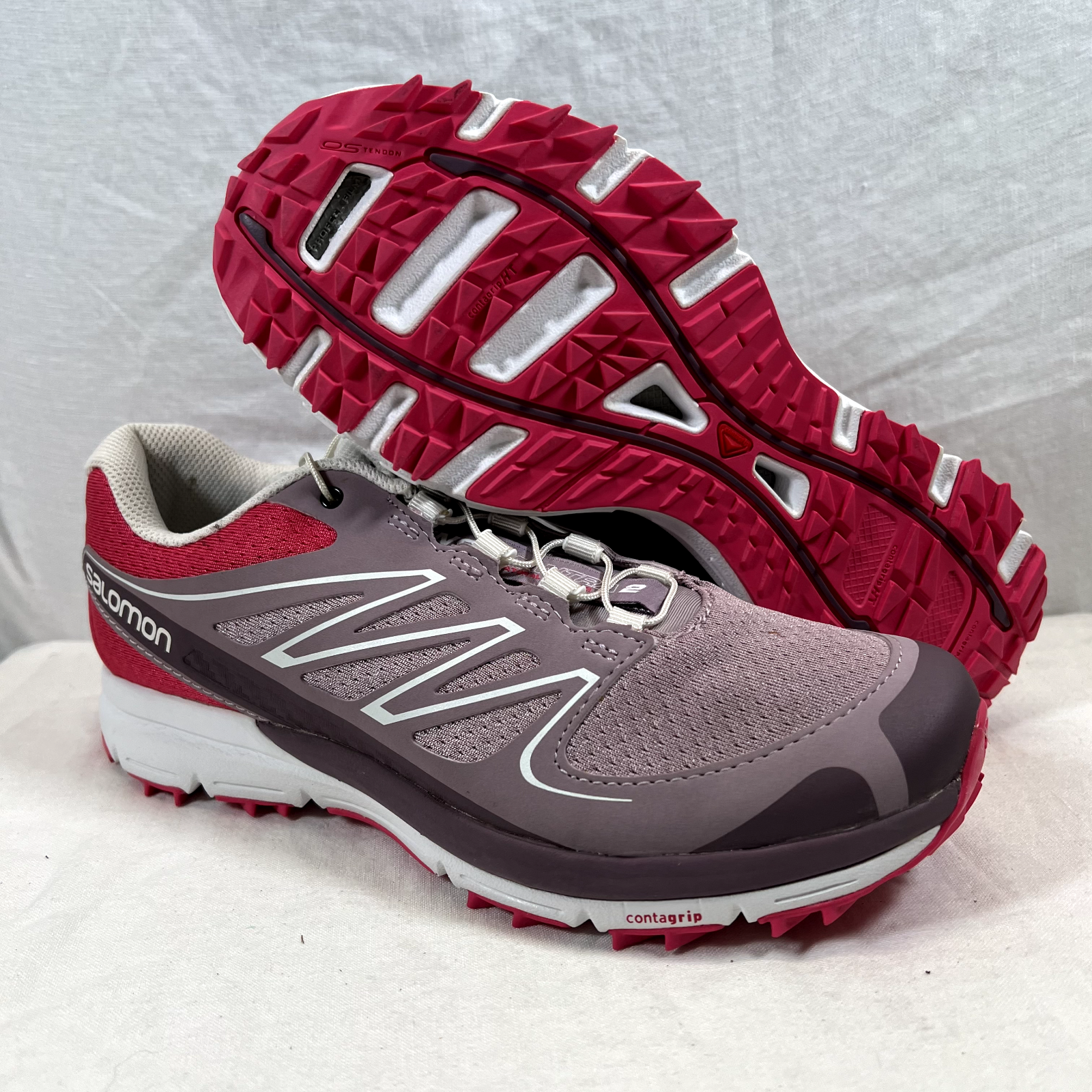 Salomon Sense Mantra da donna taglia 5 rosa caldo viola crocus bianco