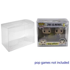Clear Display Box Protector For Funko Pop 2-Pack Vinyl Figures 0.5mm Cases Cover