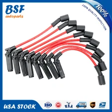 12192195 Set Of 8 Spark Plug Wires For Chevrolet GMC Cadillac 4.8L 5.3L 1999-06 