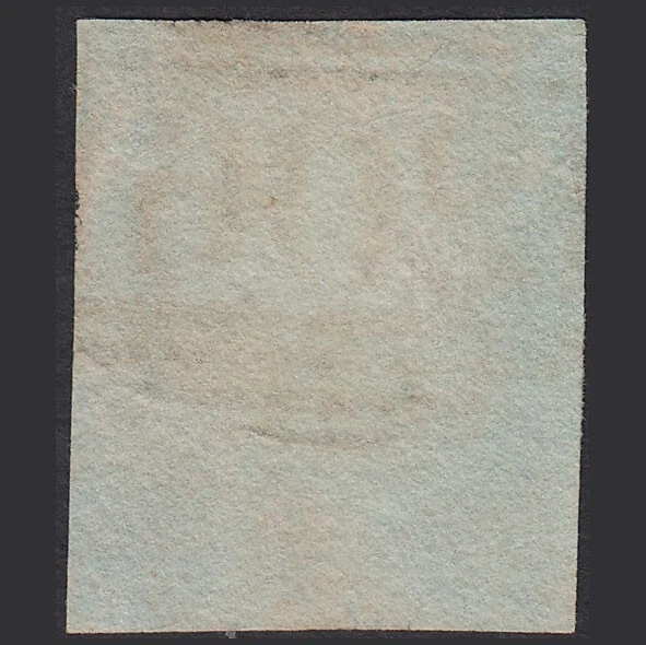 B40_26 GB QV 1841 1d RED-BROWN PLATE 45 SG8-B1(1) FB FU 4 MARGINS BREAM 206 - Image 2 of 2