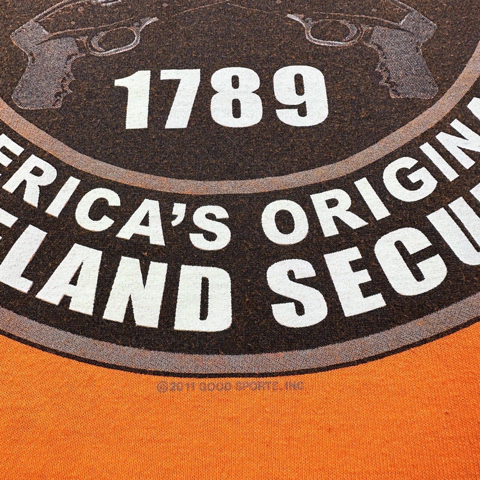 2nd Amendment TShirt Size Medium Orange Guns Amer… - image 12