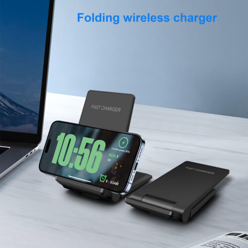 30W Fast Wireless Charger Dock Station For Apple iPhone 15 Pro Samsung S24+ S23 - Picture 3 of 25