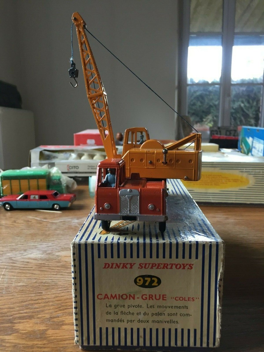 A Dinky Supertoys 972 20-Ton Lorry-Mounted Crane Coles, orange and