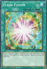 YUGIOH CARD 1 X  FLASH FUSION DLCS-EN018 1ST EDITION