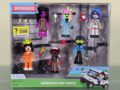 Roblox DevSeries BROOKHAVEN'S MOST WANTED 6 Action Figures
