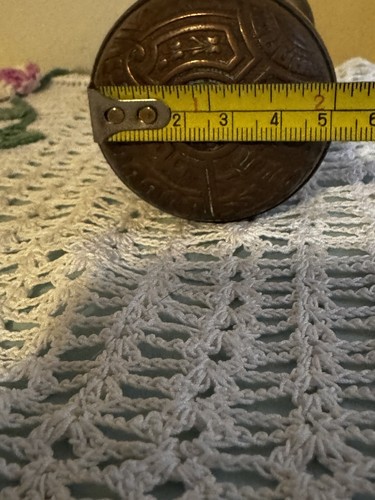 Antique Pair Set Of Brass Wide Base Corbin Ceylon Doorknobs Victorian Bronze - Picture 11 of 12
