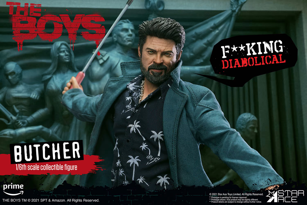 THE BOYS BUTCHER 1/6スケールフィギュア The Boys Season 1 Billy Butcher 1:6 Scale Deluxe Version
