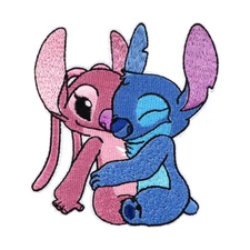 Angel & Lilo Lilo and Stitch Patch, Iron On/Sew On