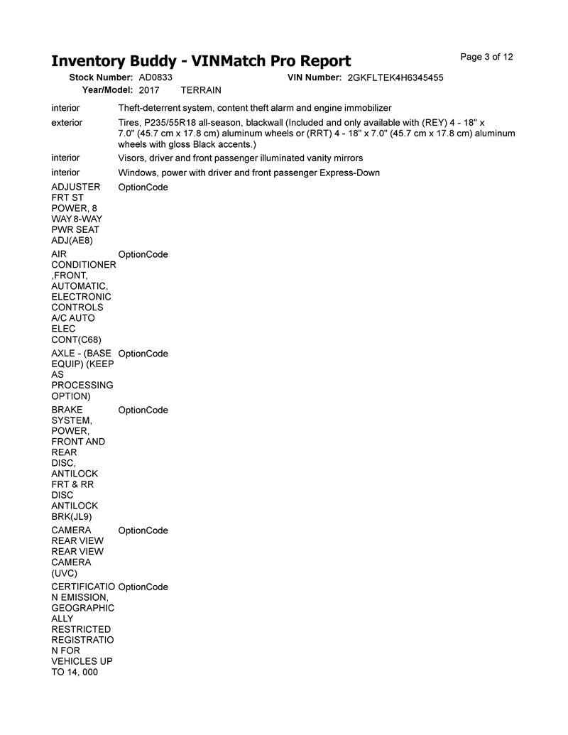 Used Engine Control Module (ECM) fits: 2017 Gmc Terrain