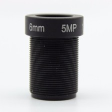 5MP HD 6mm Fixed Iris M12x0.5 IR Board CCTV Lens 1/2.5" for Security IP Camera