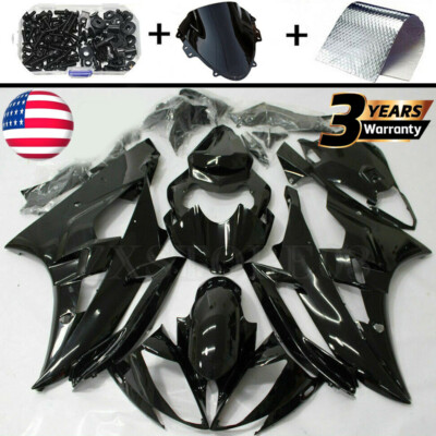 Glossy Black Fairing Kit For Yamaha YZF R6 2006 2007 ABS Injection Molding Body