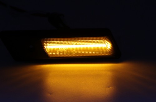 Fits for BMW E32 E34 E36 LED Side Indicators Repeaters Turn Signals Black - Bild 2 von 2