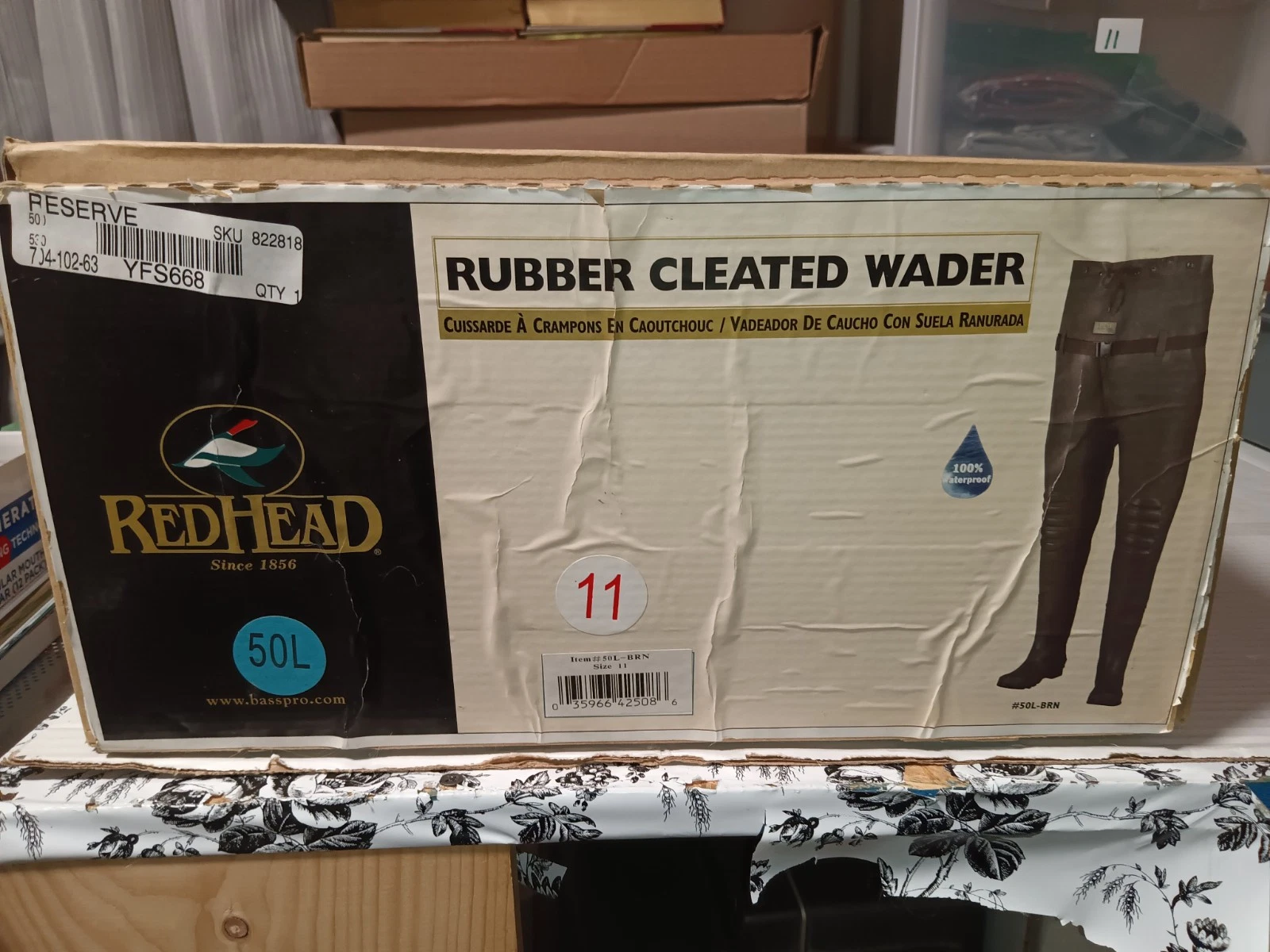 Red Head Hobbs Creek Cleated Wader Size 11