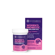 Sunwarrior Women Probiotic 50 Billion, Yeast, Gas, Immunity, Skin, 30 Vegan Caps