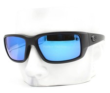 Costa Del Mar Fantail Blackout Blue Mirror 580P Polarized 59 mm Sunglasses