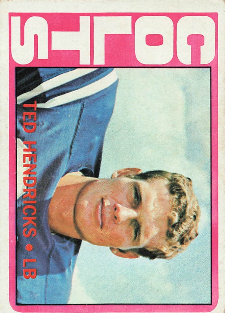 1972 Topps - Ted Hendricks #93 (RC) Vintage Football Card