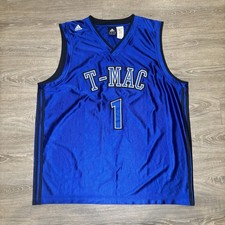 Vintage Y2K Adidas Tracy McGrady T-Mac #1 Orlando Magic Jersey Blue XXL Dazzle