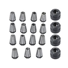 Precision 15 Pcs ER11 Spring Collet Set With 4 Pack Er11 A M14 threading nuts