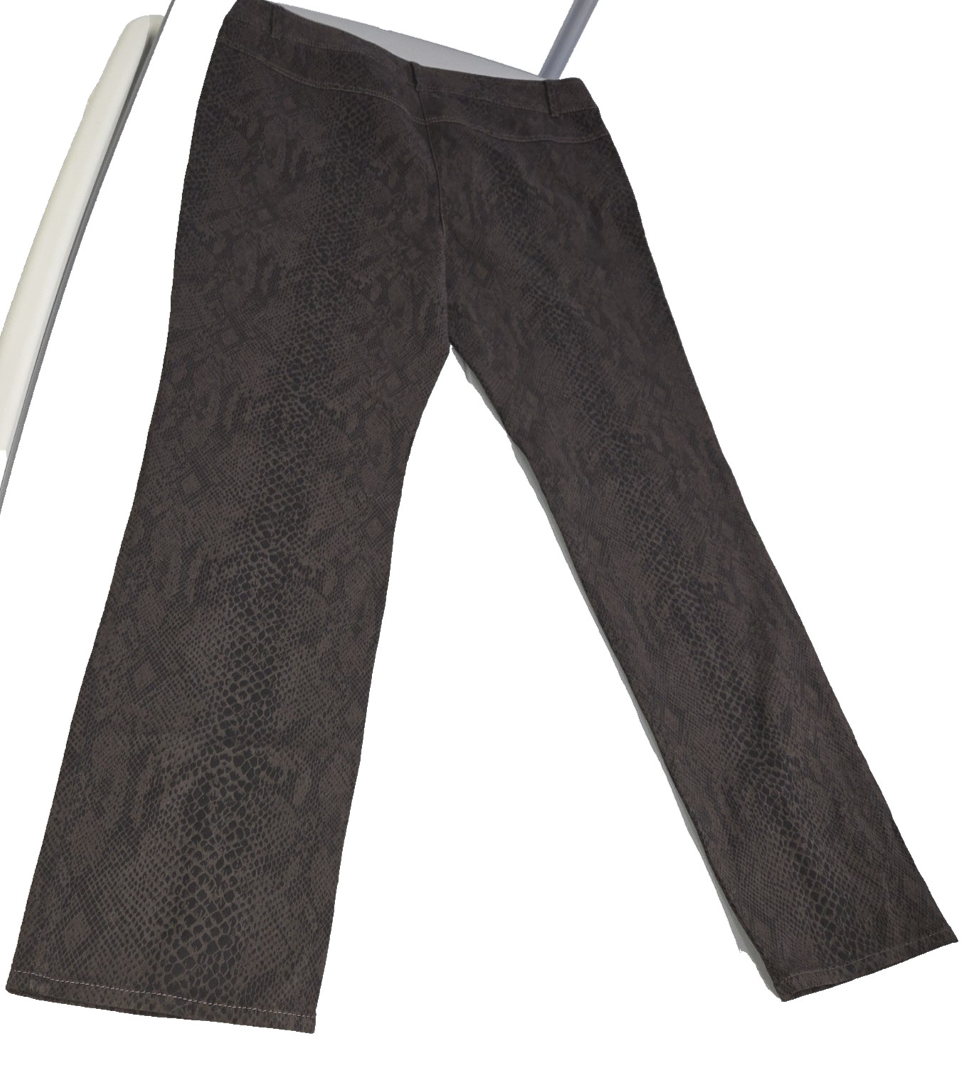 Gerry Weber Brown Python Snake Print Pants Cotton… - image 11