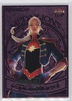 2024 Fleer Ultra Matriarchs of Marvel Medallions Captain Marvel #M-50 0kr0